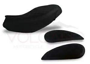 Ducati スクランブラー 800 2015-2020 ボルケーノ デザイン シート カバー ブルー アンチスリップ Ducati Scrambler 800 2015-2020 Volcano Design Seat Cover Blue Anti slip 【並行輸入品】