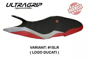 Ducati Supersport 2017-2019 Tappezzeria Italia シルバー - レッド シートカバー 滑り止め Ducati Supersport 2017-2019 Tappezzeria Italia SILVER - RED Seat cover Anti slip 【並行輸入品】