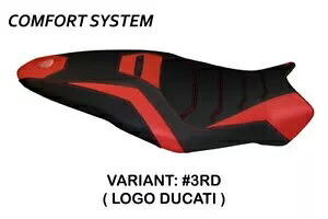 Ducati Monster 1200 R Tappezzeria Italia レッド シートカバー 滑り止めデザイン Ducati Monster 1200 R Tappezzeria Italia Red Seat cover Anti slip Design 【並行輸入品】