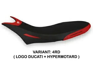 Ducati ハイパーモタード 950 Tappezzeria Italia レッド シートカバー 滑り止めデザイン Ducati Hypermotard 950 Tappezzeria Italia Red Seat cover Anti slip Design 【並行輸入品】