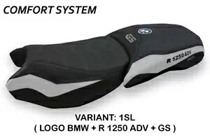 BMW R 1250 Gs Adv 2019 年以降 Tappezzeria Italia シートカバー シルバー アンチスリップ 52 Bmw R 1250 Gs Adv From 2019 Tappezzeria Italia Seat Cover Silver Anti Slip 52 【並行輸入品】