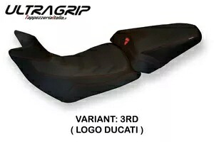 Ducati Multistrada 1260 Tappezzeria Italia レッド シートカバー 滑り止めデザイン Ducati Multistrada 1260 Tappezzeria Italia Red Seat cover Anti slip Design 【並行輸入品】