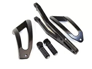DUCATI MONSTER 821/1200 PASSENGER リアセットキット by ducabike black Race motogp DUCATI MONSTER 821/1200 PASSENGER rearset kit by ducabike black race motogp 【並行輸入品】｜カスタムパーツ WORLD倉庫 85,305円