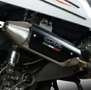 Kymco Myroad 700 2012 - 16 GPR パワー ボム公認スリップオン エキゾースト Kymco Myroad 700 2012 - 16 GPR Power Bomb Homologated slip-on exhaust 【並行輸入品】