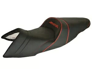 APRILIA SL 750 SHIVER 2007-2010 トップセラー デラックスシート コンフォート ブラック レッドモト APRILIA SL 750 SHIVER 2007-2010 Top Sellerie Deluxe seat Comfort Black Red Moto 【並行輸入品】