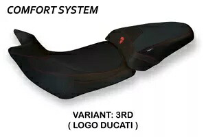 Ducati Multistrada 1260 Tappezzeria Italia レッド シートカバー 滑り止めデザイン Ducati Multistrada 1260 Tappezzeria Italia Red Seat cover Anti slip Design 【並行輸入品】