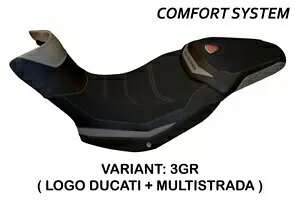 Ducati Multistrada 1200-1260 Enduro Tappezzeria Italia グレー シートカバー Ducati Multistrada 1200-1260 Enduro Tappezzeria Italia Grey Seat cover 【並行輸入品】