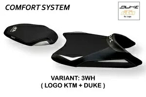 KTM 790 DUKE タッペッツェリア イタリア シートカバー ホワイト 149 KTM 790 DUKE Tappezzeria Italia Seat Cover WHITE 149 【並行輸入品】｜カスタムパーツ WORLD倉庫