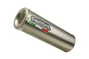 Benelli Bn 302 2017 - 20 e4 GPR M3 チタン ナチュラル 公認スリップオン エキゾースト Benelli Bn 302 2017 - 20 e4 GPR M3 Titanium Natural Homologated slip-on exhaust 【並行輸入品】
