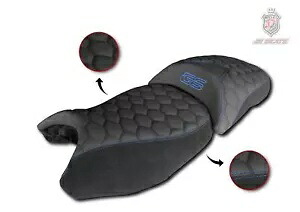 BMW R 1250 GSA 2019-2022 JN デザイン コンフォート シート デラックス ブラック & ブルー 74 BMW R 1250 GSA 2019-2022 JN-Design Comfort Seat Deluxe Black & Blue 74 【並行輸入品】