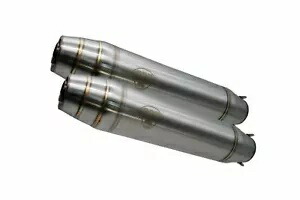 Moto Guzzi V 50 1977-1987 GPR Deeptone Inox カフェ レーサー ダブルサイレンサー Moto Guzzi V 50 1977-1987 GPR Deeptone Inox Cafe Racer Double silencer 【並行輸入品】