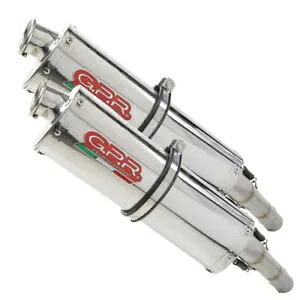 Aprilia Sl - Falco 1000 2000 - 04 GPR Trioval ペア公認スリップオン エキゾースト Aprilia Sl - Falco 1000 2000 - 04 GPR Trioval Pair Homologated slip-on exhaust 【並行輸入品】