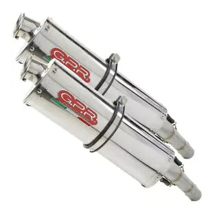 スズキ GSX 1400 2001 - 07 GPR Trioval ペア公認スリップオンエキゾースト Suzuki Gsx 1400 2001 - 07 GPR Trioval Pair Homologated slip-on exhaust 【並行輸入品】