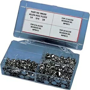 ドラッグスペシャリティーズ クロムスチールエンドプラグ詰め合わせキット DS-190979 Drag Specialties Chrome Steel End Plug Assortment Kit DS-190979 【並行輸入品】
