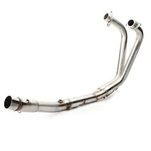 オートバイヤマハ R25 R3 MT03 フルエキゾーストシステムパイプミドルパイプスリップ Motorcycle For YAMAHA R25 R3 MT03 Full Exhaust System Pipe Middle Pipe Slip 【並行輸入品】