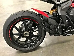MV アグスタ リヴァーレ 800 シルモーター エキゾースト スネーク サイレンサー トライプ キット ブラック セラミック MV Agusta Rivale 800 Silmotor Exhaust Snake Silencer Tripe Kit Black Ceramic 【並行輸入品】