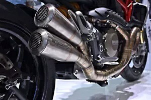 Ducati Monster 1200 Silmotor GP3 フルエキゾースト 2 サイレンサー マフラー メッシュエンドキャップ Ducati Monster 1200 Silmotor GP3 Full Exhaust 2 Silencer Muffler mesh end cap 【並行輸入品】