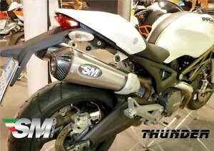 Ducati Monster 696/796/1100 Silmotor エキゾーストシステム チタンサイレンサー カーボン Ca Ducati Monster 696/796/1100 Silmotor Exhaust System Titanuim Silencers Carbon Ca 【並行輸入品】
