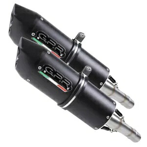 ドゥカティ モンスター 600 2001-03 GPR フローレ ネロ ペア公認スリップオン エキゾースト Ducati Monster 600 2001-03 GPR Furore Nero Pair Homologated slip-on exhaust 【並行輸入品】
