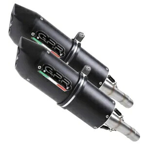 スズキ V-Strom DL 1000 2002-13 GPR フローレ ネロ ペア オム スリップオン エキゾースト Suzuki V-Strom Dl 1000 2002-13 GPR Furore Nero Pair Hom slip-on exhaust 【並行輸入品】|カスタムパーツ WORLD倉庫