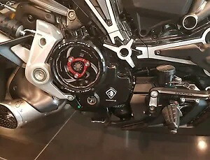 Ducati xdiavel s Ducabike クリーン クラッチ カバー ブラック + スプリング リテーナー + プレッシャー Pl Ducati xdiavel s Ducabike clean Clutch Cover Black + Spring Retainer+Pressure Pl 【並行輸入品】