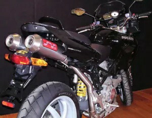 Ducati Multistrada 1000 /1100 Silmotor Duel ラウンド エキゾースト システム サイレンサー Inox Ducati Multistrada 1000 /1100 Silmotor Duel Round Exhaust System Silencers Inox 【並行輸入品】