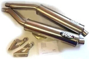 Ducati スーパースポーツ 800 / 1000 シルモーター エキゾースト システム サイレンサー チタンハイ Ver Ducati Supersport 800 / 1000 Silmotor Exhaust System Silencers Titanuim High Ver 【並行輸入品】