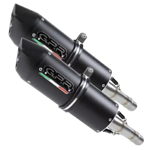 Dui スーパー スポーツ 800 Ss 2003-07 GPR フローレ ネロ Hom スリップオンエキゾーストのペア Dui Super Sport 800 Ss 2003-07 GPR Furore Nero Pair of Hom slip-on exhaust 【並行輸入品】