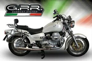 Moto Guzzi California 1100 2003-05 GPR Vintacone ペア オム スリップオン エキゾースト Moto Guzzi California 1100 2003-05 GPR Vintacone Pair Hom slip-on exhaust 【並行輸入品】