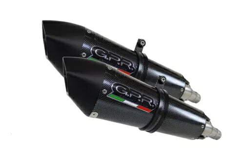 Yamaha Yzf 1000 R1 2004-06 GPR Gpe Ann Poppy ダブルサイレンサー、ミッドフルライン付き Yamaha Yzf 1000 R1 2004-06 GPR Gpe Ann Poppy Double silencers with mid-full line 【並行輸入品】