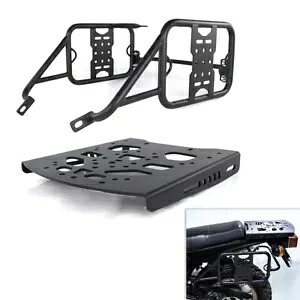 オートバイリアラックサドルバッグラックセットマウントヤマハ TW200 1987-2024 Motorcycle Rear Rack Saddlebag Rack Set Mount Fit For Yamaha TW200 1987-2024 【並行輸入品】