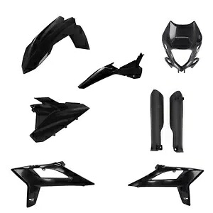 Acerbis 2936260001 フルプラスチックキット ブラック ベータ RR 125、200、250、300、350、390 用 Acerbis 2936260001 Full Plastic Kit Black For Beta RR 125, 200,250,300,350,390 【並行輸入品】