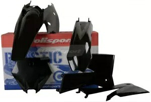 Polisport 90195 プラスチック ボディ キット ブラック Polisport 90195 plastic body kit black 【並行輸入品】