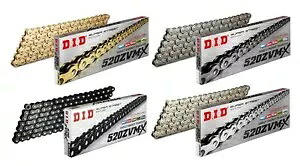 DID 520 ZVM-X X リング チェーン 100 110 120 130 150 160 ブラック ゴールド ニッケルまたはナチュラル DID 520 ZVM-X X-Ring Chain 100 110 120 130 150 160 Black Gold Nickel or Natural 【並行輸入品】 50,820円