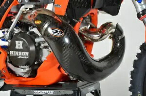 P3 101066 カーボンファイバーパイプガード 2017-18 250/300 ハスクバーナ TC/TE KTM XC XCW 用 P3 101066 carbon fiber pipe guard for 2017-18 250/300 Husqvarna TC/TE KTM XC XCW 【並行輸入品】
