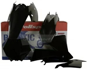 Polisport 90194 プラスチック ボディキット ブラック 2003-2004 KTM 125-450 EXC SX SXF用 Polisport 90194 plastic body kit black for 2003-2004 KTM 125-450 EXC SX SXF 【並行輸入品】