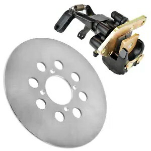 リアキャリパー ブレーキディスク付き ヤマハ ウルヴァリン 350 YFM350FX 4x4 1995-2000 に適合 Rear Caliper w/ Brake Disc Fits Yamaha Wolverine 350 YFM350FX 4x4 1995-2000 【並行輸入品】画像
