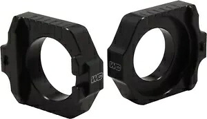 Works Connection Elite アクスル ブロック ブラック 17-260 Works Connection Elite Axle Blocks Black 17-260 【並行輸入品】