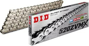 した。 520ZVMXS-100L Xリングチェーン ニッケル D.I.D. 520ZVMXS-100L X-RING CHAIN NICKEL 【並行輸入品】｜カスタムパーツ WORLD倉庫