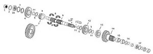 Andrews 296110 5 スピード クローズ レシオ ロー ギア セット (7) Andrews 296110 5-Speed Close Ratio Low Gear Set (7) 【並行輸入品】 55,660円