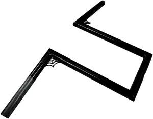 LAチョッパーズ 1インチオールドスクールハンドルバー LA-7380-W12B LA Choppers 1in. Old School Handlebar LA-7380-W12B 【並行輸入品】｜カスタムパーツ WORLD倉庫