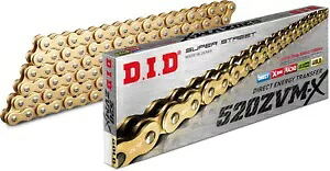 した。 520ZVMX-120 ゴールド 520 ZVMX シリーズ チェーン D.I.D. 520ZVMX-120 GOLD 520 ZVMX Series Chain 【並行輸入品】