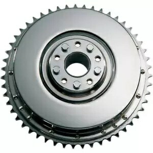 ドラッグスペシャリティーズ クローム リア ブレーキ ドラム/スプロケット セット DS-325390 Drag Specialties Chrome Rear Brake Drum/Sprocket Set DS-325390 【並行輸入品】