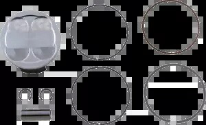 WOSSNER PISTONS 8965DA ピストンキット WOSSNER PISTONS 8965DA Piston Kit 【並行輸入品】