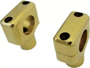 LAチョッパー LA-7401-50 1.5インチ真鍮ハンドルバーライザー LA Choppers LA-7401-50 1.5in. Brass Handlebar Risers 【並行輸入品】|カスタムパーツ WORLD倉庫