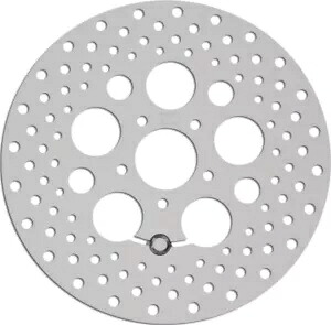 HARDDRIVE フロント ツーリング ブレーキ ローター 11.8 インチ ステンレス ドリルド 11-065 HARDDRIVE Front Touring Brake Rotors 11.8\