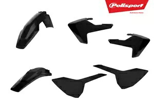 Polisport プラスチックキット ブラック 90725 Polisport Plastic Kit Black 90725 【並行輸入品】
