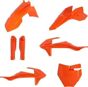 Acerbis フルプラスチックキット オレンジ 2980585226 Acerbis Full Plastic Kits Orange 2980585226 【並行輸入品】