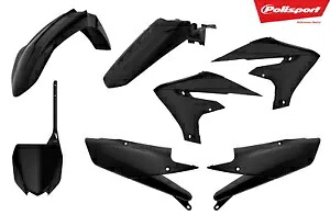 Polisport プラスチックキット ブラック 90768 Polisport Plastic Kit Black 90768 【並行輸入品】