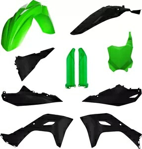 Acerbis プラスチック キット グリーン/ブラック 2983571089 Acerbis Plastic Kits Green/Black 2983571089 【並行輸入品】
